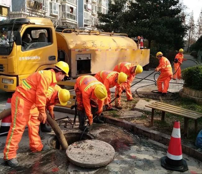 金波乡市政管道清淤