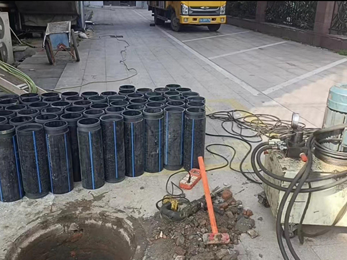 金波乡PE置换管厂家 DN315置换管 非开挖管短管置换